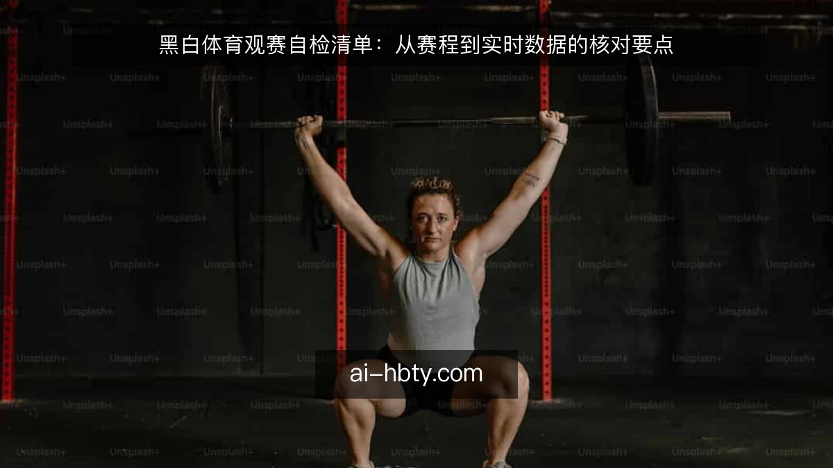 黑白体育观赛自检清单：从赛程到实时数据的核对要点