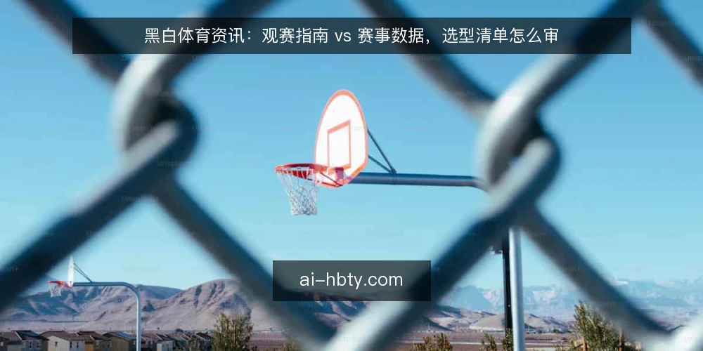 黑白体育资讯：观赛指南 vs 赛事数据，选型清单怎么审 — 为什么现在要审一次选型 配图